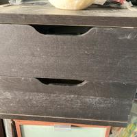 Libreria a giorno Ikea nera