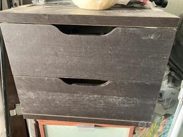 Libreria a giorno Ikea nera