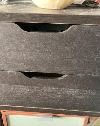 Libreria a giorno Ikea nera