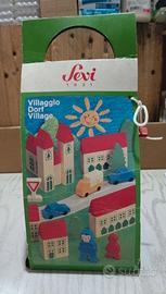 Costruzione puzzle vintage SEVI 1831 Villaggio