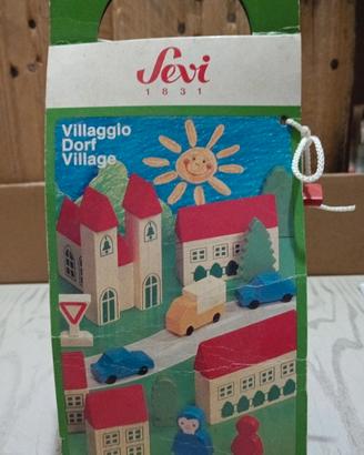 Costruzione puzzle vintage SEVI 1831 Villaggio