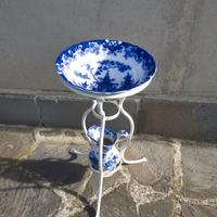 Portacatino e vaso per Toilettaura antico