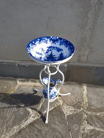 Portacatino e vaso per Toilettaura antico