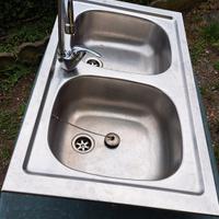 lavabo inox doppia vasca