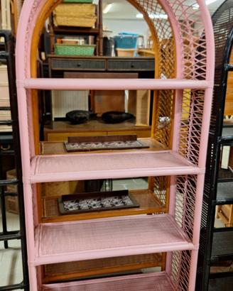 Libreria in rattan