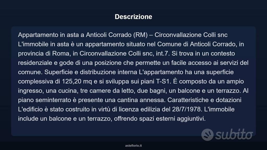 Appartamento – Anticoli Corrado, Roma Capitale - Vista 3