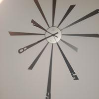 disponibile orologio ferro battuto nero antracite 