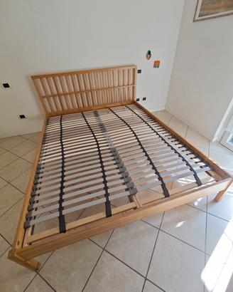 Struttura letto Ikea Kongshus + doghe Lonset 