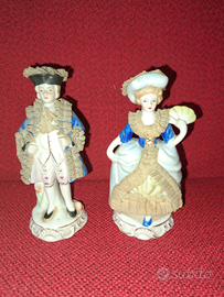 Coppia statuette vintage Capodimonte