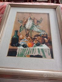 Quadro fatto a mano in punto croce