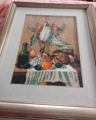 Quadro fatto a mano in punto croce