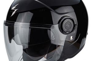 Casco Jet Scorpion Exo-City II Evo nero lucido
