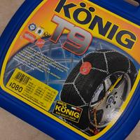 Catene da neve König T9 (9mm) - NUOVE mai usate