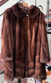 Pelliccia vera di visone arizona canadese naturale