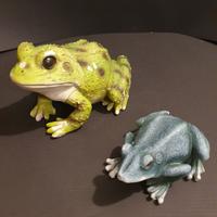 Rane ranocchie in resina (vedi foto)