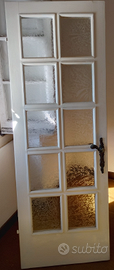 Quattro Porte da interno in legno vetrate