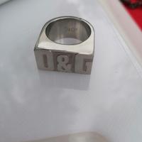 ANELLO D&G IN ACCIAIO NUOVO