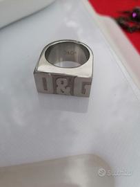 ANELLO D&G IN ACCIAIO NUOVO