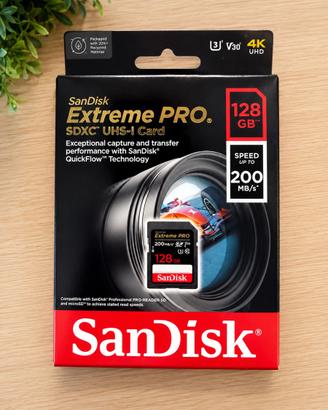SanDisk Extreme PRO SDXC UHS-I Card 128 GB