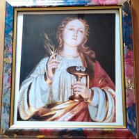 Quadro SANTA LUCIA misura cm. 33 x 31