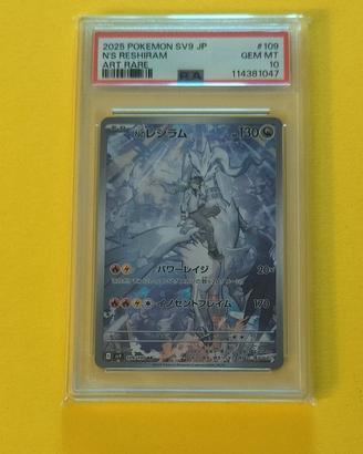 PSA 10 N's Reshiram AR 109/100 SV9 Battle Partners