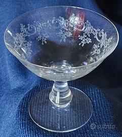 Set 4 bicchieri champagne cristallo mod. Sevigne