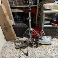 Doppio pedale con chaleston mapex per batteria