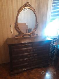 Cassettiera in legno