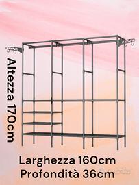 Appendiabiti appendino stand guardaroba armadio es