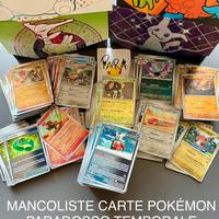 Completo Mancoliste Pokemon PARADOSSO TEMPORALE
