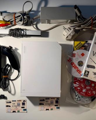 Nintendo wii completa + 5 giochi