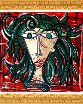 Dipinto olio su tela arredamento studio avvocato