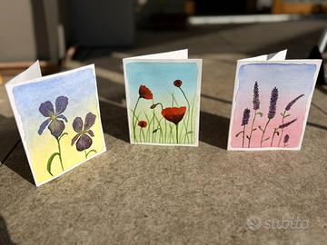 Biglietti dipinti a mano