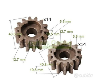 pignoni rasaerba trazione ruote