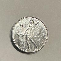 Rarissima moneta 50 Lire in miniatura