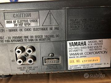 Registratore a cassetta Yamaha KX-W500