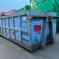 CONTAINER SCARRABILE USATO A CIELO APERTO