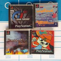 4 riproduzioni videogiochi Playstation 1 PS1