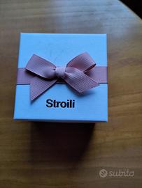 Scatola bianca Stroili Ori con fiocco rosa