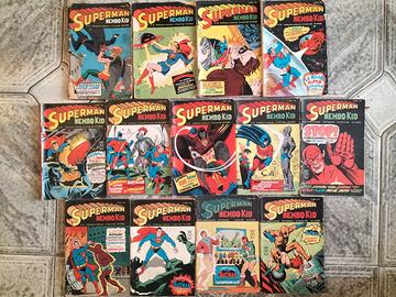 Superman Nembo Kid - lotto 13 pezzi - anni 60