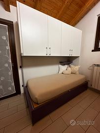 Letto contenitore 100x210
