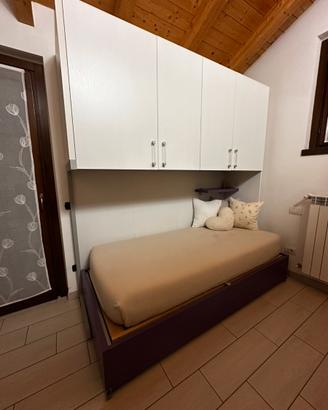 Letto contenitore 100x210