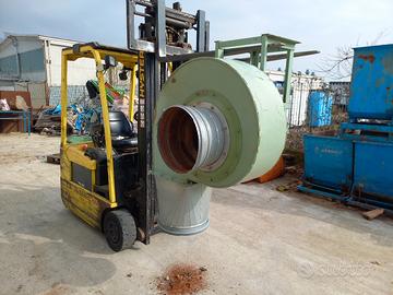 aspiratore con ciclone e tubi