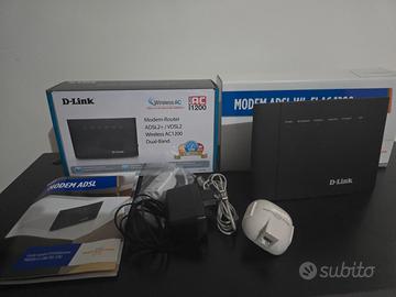 Modem Router D-Link Wireless AC1200 Dual-Band