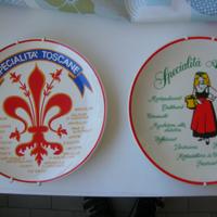 Piatti collezione Esselunga anni 80° e natalizi an