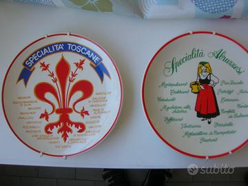 Piatti collezione Esselunga anni 80° e natalizi an