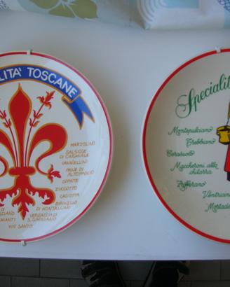 Piatti collezione Esselunga anni 80° e natalizi an