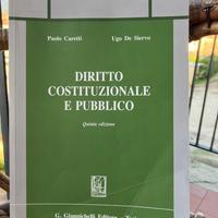 Manuale/ libro di testo Diritto Costituzionale..