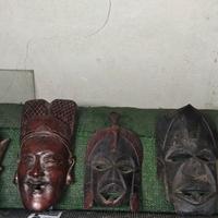 maschere in legno 