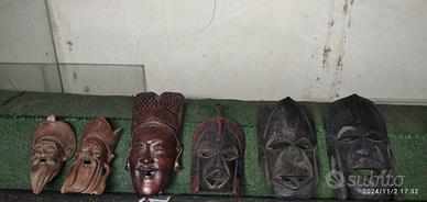 maschere in legno 